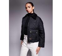 Barbour International - Juliana - Giacca taglio corto nera trapuntata-Nero 42