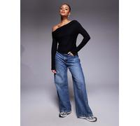 Barbour International - Juliana - Top nero con spalle scoperte 40