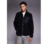 Barbour International - Mossdale - Giacca in pile nera-Nero 97 CM