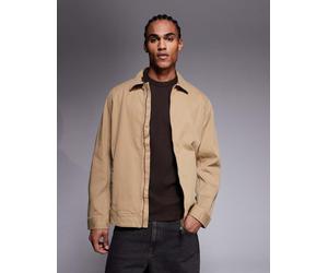 Barbour International - Steve McQueen - Giacca beige con logo e stampa sul retro-Neutro S