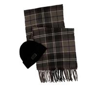 BARBOUR International Sweeper Beanie and Scarf Gift Set MGS0092BK111 Nero