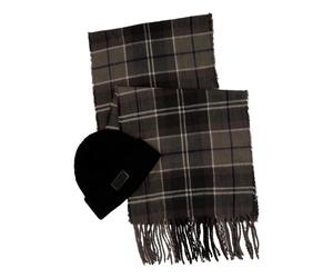 BARBOUR International Sweeper Beanie and Scarf Gift Set MGS0092BK111 Nero