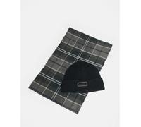 Barbour International - Sweeper - Set regalo nero con berretto e sciarpa One Size