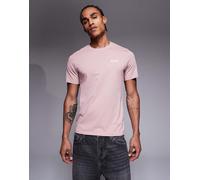 Barbour International - T-shirt con logo piccolo rosa L