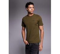 Barbour International - T-shirt salvia chiaro con logo piccolo-Verde 97 CM