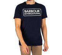 Barbour International t-Shirt Uomo Blu Large Logo Tee