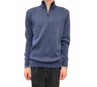 Barbour, ,Knitwear ,Uomo ,Blu ,2XL Tisbury Zip-Neck Jumper