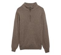 Barbour - Maglieria Essenziale con Zip e Patch - - Knitwear - Uomo - Marrone - S