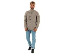 Maglione Barbour Cardigan Essential Patch Grigio Uomo M