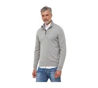 Barbour - Maglione con zip corta in cotone - - Knitwear - Uomo - Grigio - M
