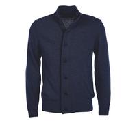 BARBOUR Maglione con Zip e Bottoni Toppa MKN0731NY91 Colore Blu Navy