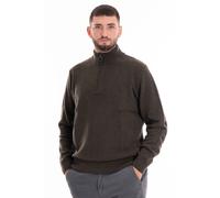 Barbour - Maglione Uomo Mezza Zip - - Knitwear - Uomo - Verde - L