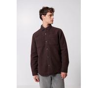 Barbour - Marlow Tailored Wool Blend Overshirt Marrone - Abbigliamento S Marrone