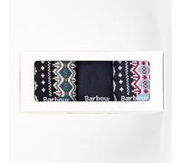 Barbour MGS0080MI111 Fairisle Giftset HMV AW24 - set regalo 3 paia di calze