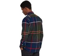 Barbour MSH4994-TN11 Iceloch Tailored BD Shirt Classic Tartan Green Camicia in Flanella Uomo Regular Fit