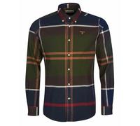 Barbour MSH4994-TN11 Iceloch Tailored BD Shirt Classic Tartan Green Camicia in Flanella Uomo Regular Fit (Classic Tartan Green, L)