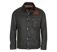 Barbour - Giacca in vera cerata - Intl Workers Wax Sage per Uomo - Taglia L - Nero Nero L