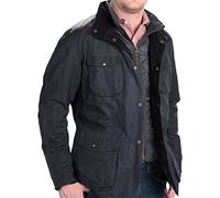 Barbour - Giacca in vera cerata - Ogston Wax Jacket Navy per Uomo - Taglia L - Blu navy Blu navy L
