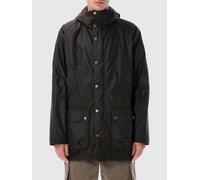 BARBOUR Parka Bedale in cotone cerato con cappuccio e tasche a toppa M Verde