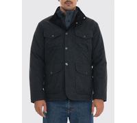 BARBOUR Parka corto Ogston in poliestere con interni imbottiti e collo alto M Blue