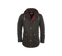 Barbour - Parka in Cotone Cerato Game Oliva - -Coats -Uomo -Verde -M