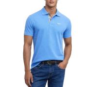 Barbour Polo Tartan Piqhe Uomo Delft Blue M