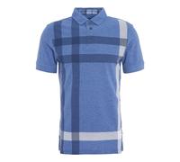 BARBOUR Polo Uomo Blaine Oversized Tartan MML1117BL15 Colore Blu Chambray
