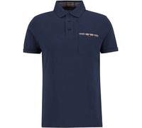 Barbour - Polo Uomo in 100% Cotone interlock - Premium Corpatch Tailored Polo Shirt Navy per Uomo in Cotone - Taglia L - Blu navy