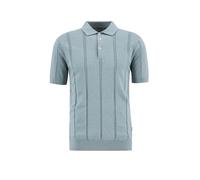 BARBOUR Polo WELLBURN azzurro | XXL