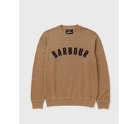 Barbour Prep Logo Crew men Sweatshirts brown in taglia:S