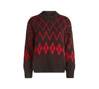 Barbour Pullover 'Adina' marrone scuro / rosso / rosso vino Donna - PROMO - Pullover e cardigan - Maglioni - Pullover a maglia fine Barbour XS