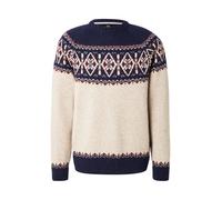 Barbour Pullover 'Tisbury' crema / blu scuro / bordeaux Uomo - Abbigliamento - Pullover e cardigan - Pullover - Pullover girocollo Barbour L