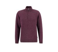 BARBOUR Pullover Troyer HOLDIN rosso scuro | S