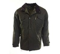 Barbour Sapper - Giacca cerata da uomo, colore: Verde oliva, Oliva, M
