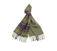 Barbour Tartan Lambswool Scarf men Scarves blue|green in taglia:ONE SIZE