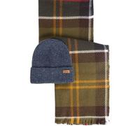 Barbour SET BERRETTO PENDLE E SCIARPA BLAIR uomo blu LGS0094 TU