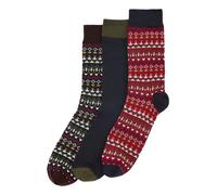 BARBOUR Set Calzini Uomo Fair Isle Marlow MGS0100OL711 Colore Multicolore Oliva