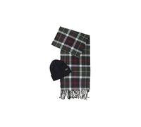 BARBOUR Set regalo 2 pezzi sciarpa e cappello SWINTON CHRISTMAS verde scuro