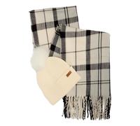 Barbour Set regalo Berretto e Sciarpa LGS0054GY31 ColoriÂ Monochrome Tartan