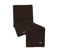Barbour - Set Regalo Berretto e Sciarpa Sweeper Legacy - - Accessories - Uomo - Marrone - ONE SIZE
