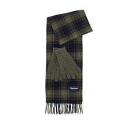 Barbour - Set Regalo Sciarpa e Guanti Tartan - - Accessories - Uomo - Verde - ONE SIZE