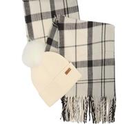 Barbour SET SCIARPA CON CAPPELLO DOVER donna bianco sporco LGS0054 TU