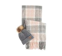 Barbour - Set Sciarpa e Berretto Tartan Saltburn - - Accessories - Donna - Grigio - ONE SIZE