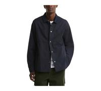 Barbour - Sovracamicia in twill con colletto in velluto a coste - - Jackets - Uomo - Blu - L
