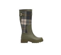 Barbour Stivali di Gomma Dena, Tartan Classico, Suola a Carrarmato, Verde Militare. Numerazione dal 36 al 41 (Verde, Taglia unica, Sistema Taglie Calzature EU, Adulto, Numero, Media, 38)