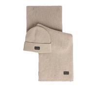 Barbour - Sweeper Legacy Beanie Scarf Gift Set - - Accessories - Uomo - Beige - ONE SIZE