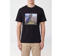 BARBOUR T-shirt in cotone stampata L Nero