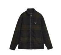 Barbour - Tartan Fleece Zip Through - - Jackets - Uomo - Nero - M