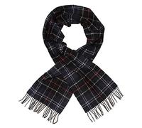 Barbour Tartan Lambswool Scarf One Size NAVY AND RED
