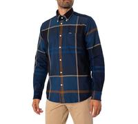 Barbour Uomo Camicia Scozzese Sartoriale Dunoon, Blu, M